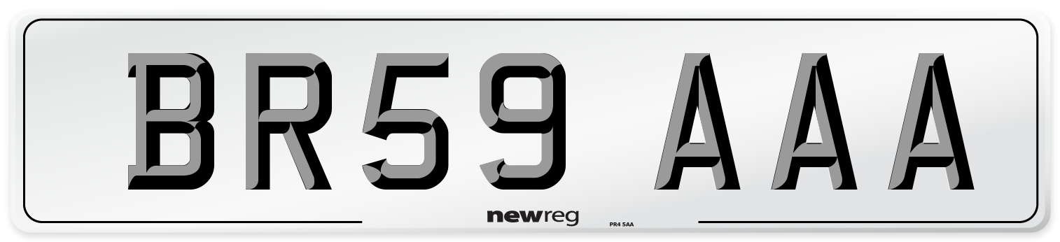 BR59 AAA Number Plate from New Reg